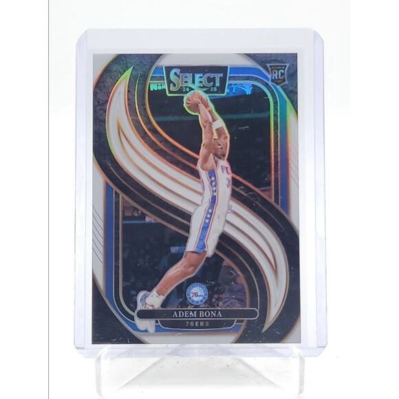 ADEM BONA 2024-25 SELECT PREMIER LEVEL ROOKIE WHITE PRIZM RC /149 Q4602 - Picture 1 of 2